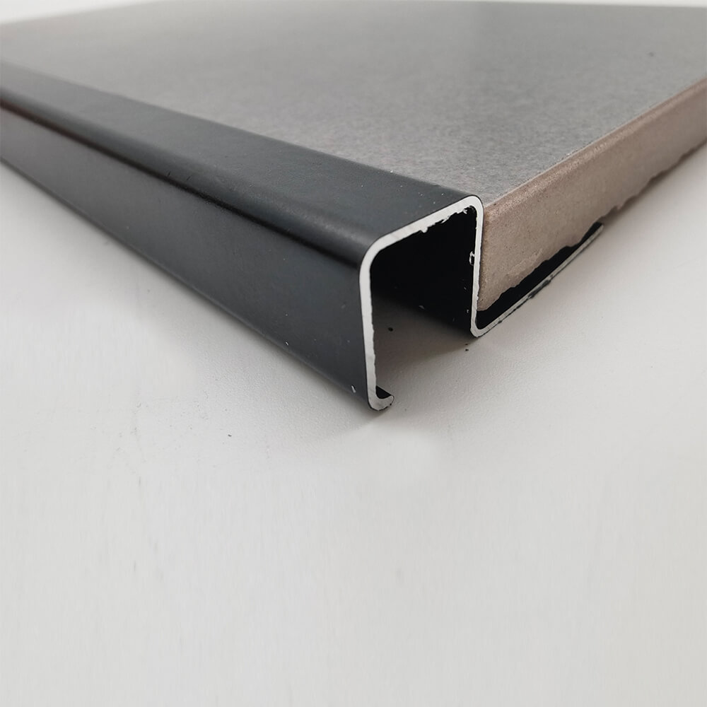 VB12MB 12mm Square shape alumimum tile trim black mat