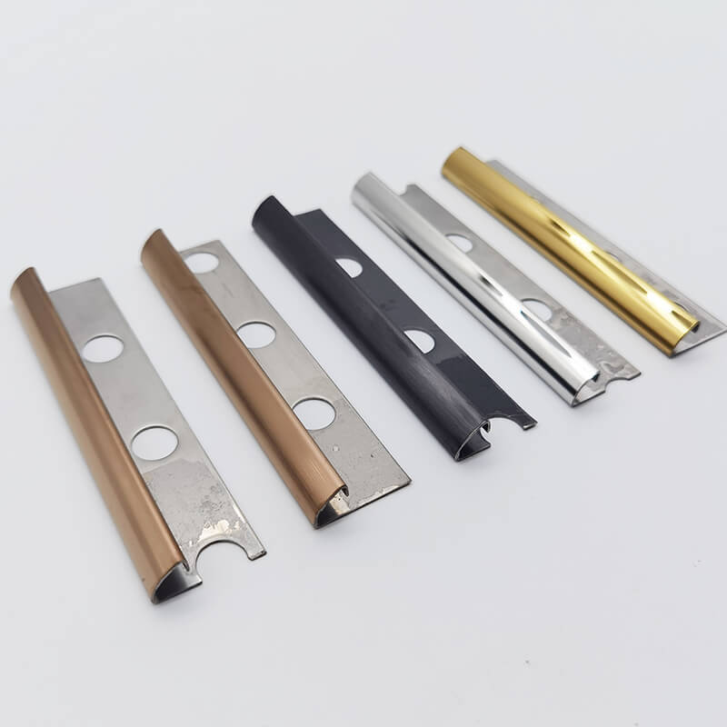 Y10x28-2 Round shape stainless steel tile trim