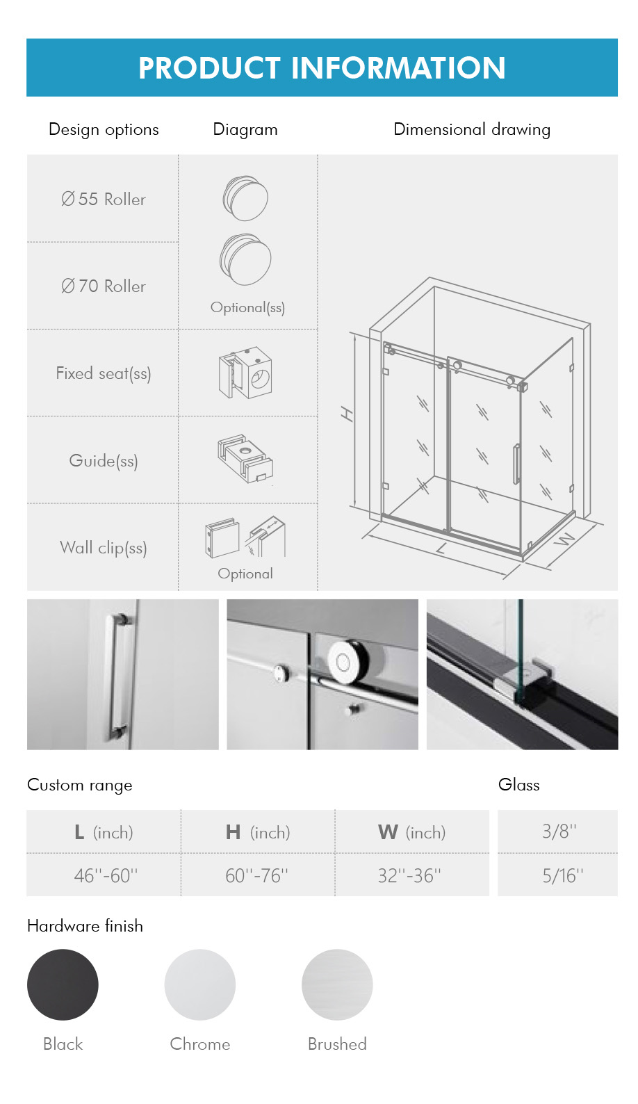 SV-R03-1 Shower room enclosure