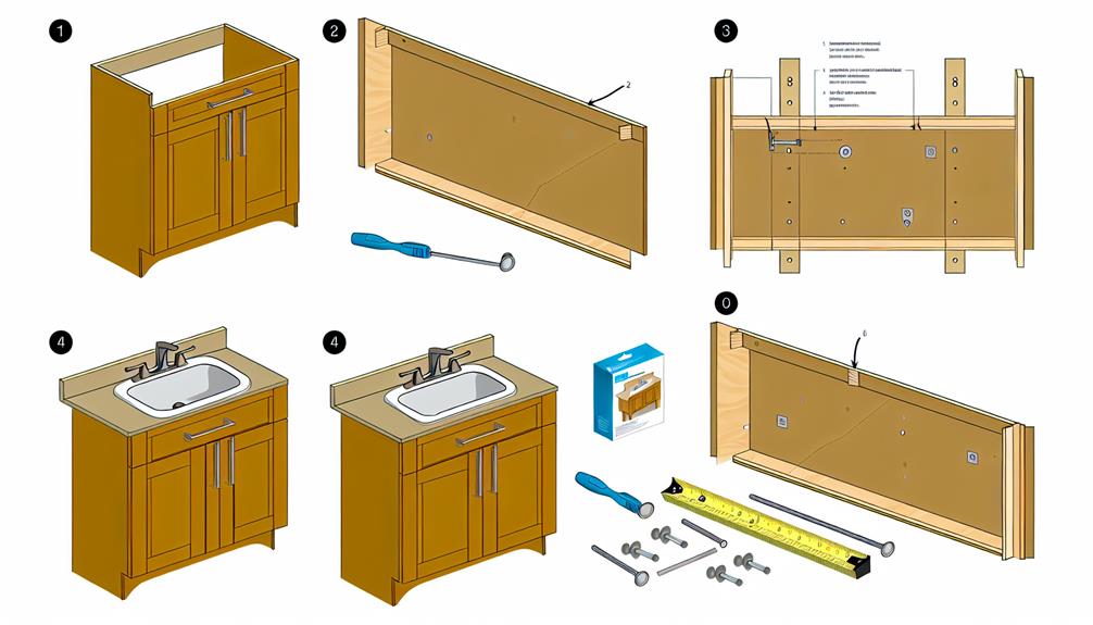 Installation Process of Bathroom Vanity Cabinets