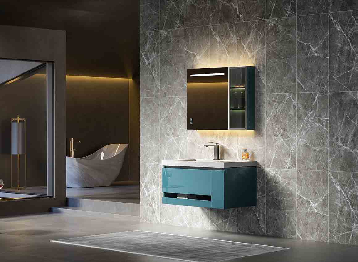 Wall-Mounted Small Bathroom Vanities