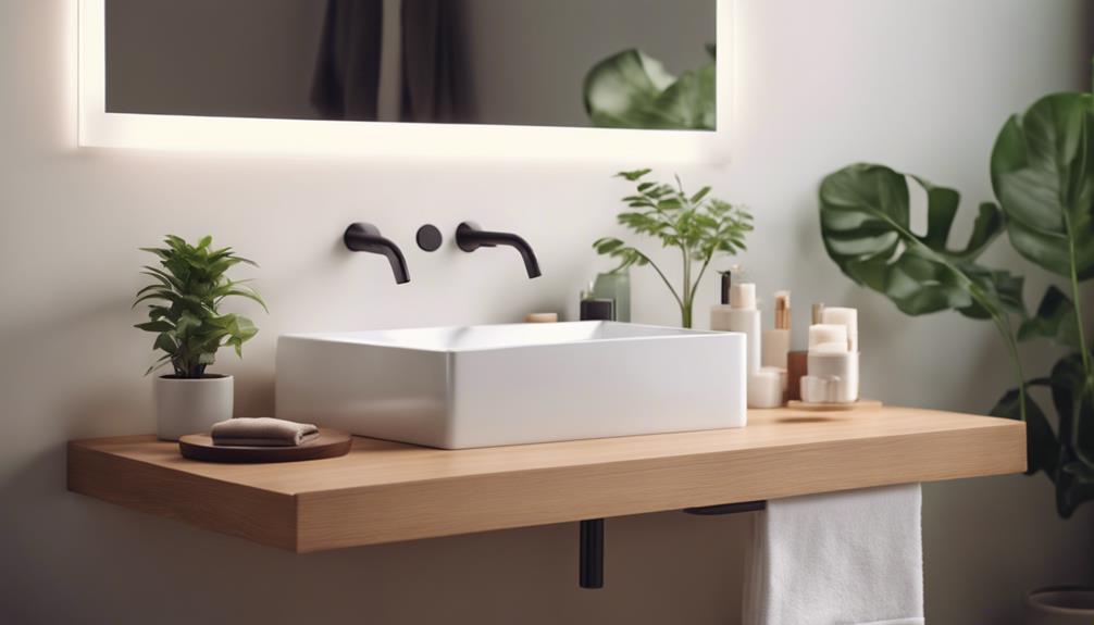 slim sink and Washstand