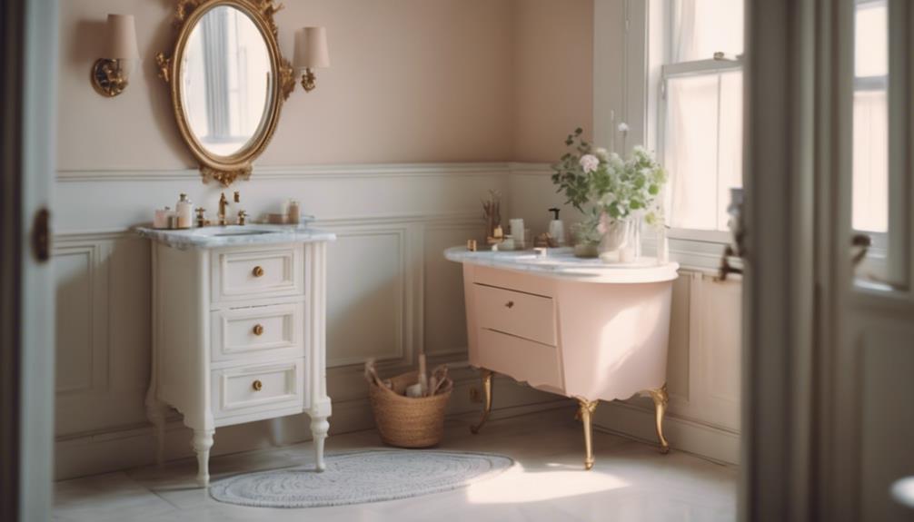 Small Vanity With Turned Legs