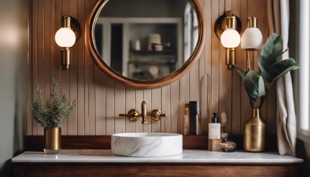 Custom Furniture-Like Small Bathroom Vanities