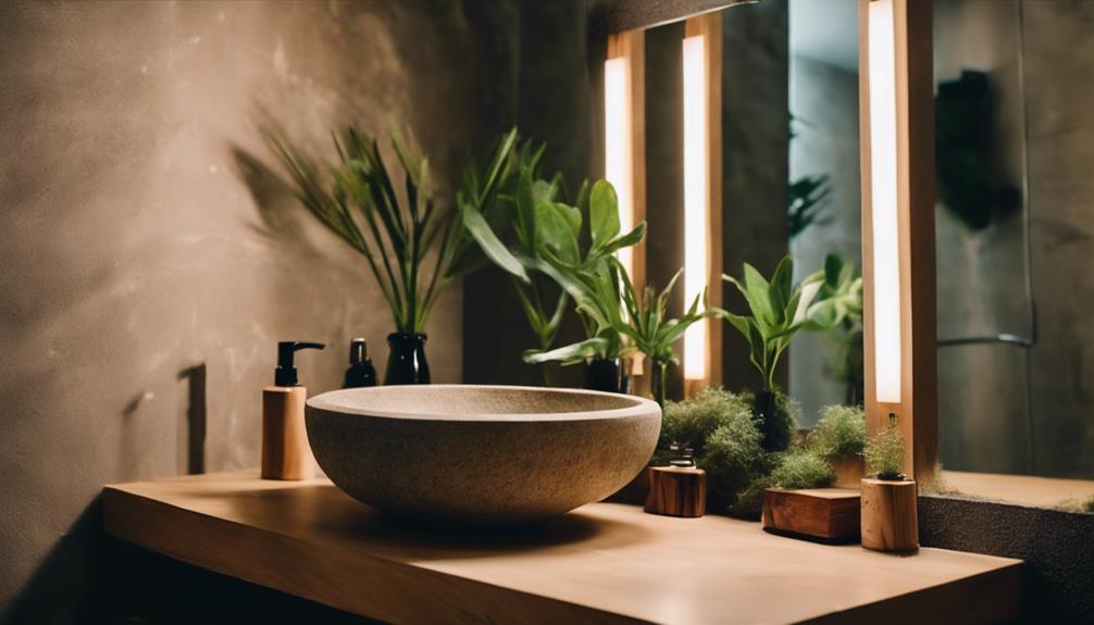 Stone Bowl Vanity for Small Bathrooms