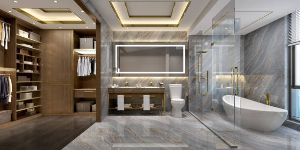 porcelain slab shower