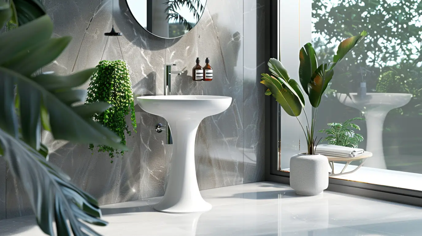 Pedestal Wash Basins