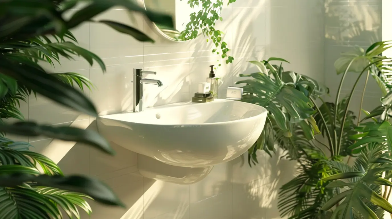 Corner Wash Basins
