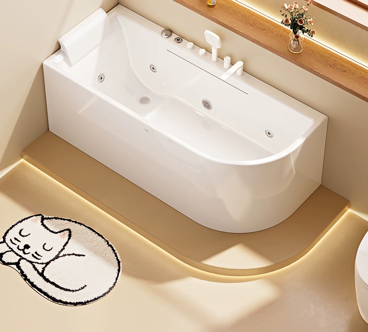 smart sustainable bathtub fitting